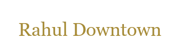 Rahul Downtown Official Logo - Rahul Construction Co.