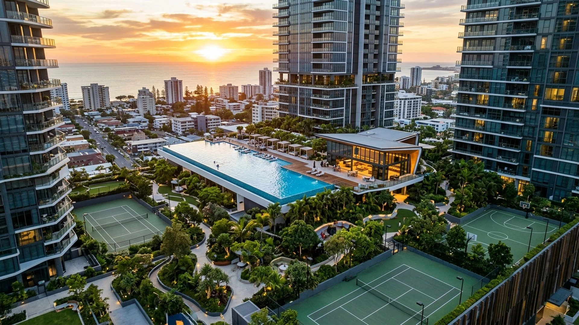 Rahul Downtown World-Class Amenities and Landscaped Podium